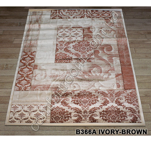 Ковер Nidal 366 ivory-brown - Фото 1